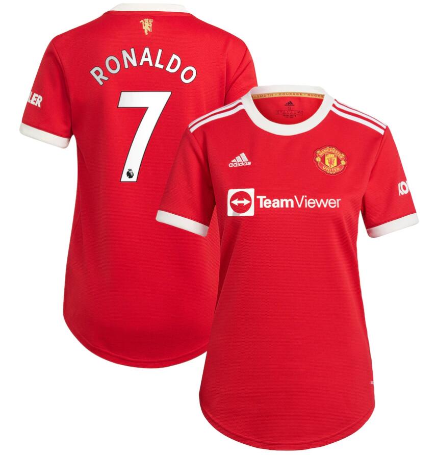 2021/22 Manchester United Women Home Kit Soccer Jersey Ronaldo #7